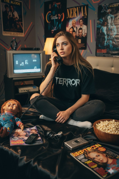 
🎃 Промты на Хэллоуин — генерируем фото с хоррор-персонажами
