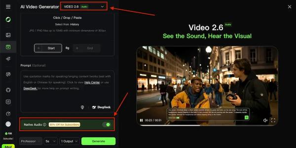 
Kling представил VIDEO 2.6 &mdash; ИИ-модель, которая генерирует видео и звук за один прогон
