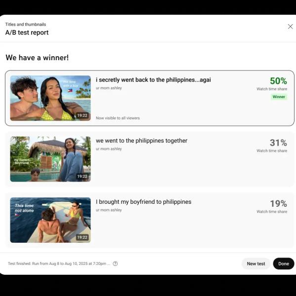 YouTube позволит генерировать Shorts с помощью Veo 3
 
YouTube позволит генерировать Shorts с помощью Veo 3
