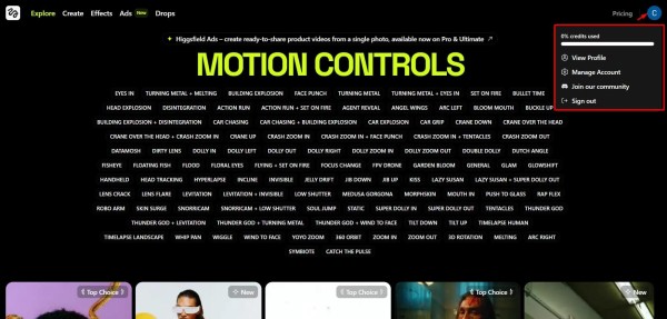 
Higgsfield AI: как зарегистрироваться, как пользоваться, как оплатить и получить монеты
