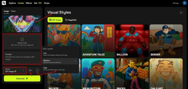 
Higgsfield AI: как зарегистрироваться, как пользоваться, как оплатить и получить монеты
