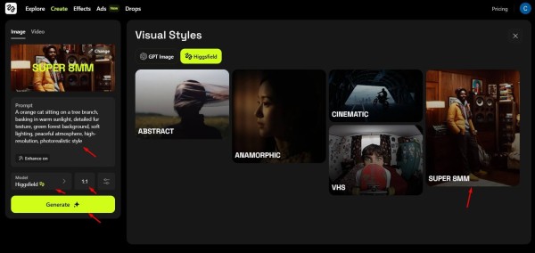 
Higgsfield AI: как зарегистрироваться, как пользоваться, как оплатить и получить монеты

