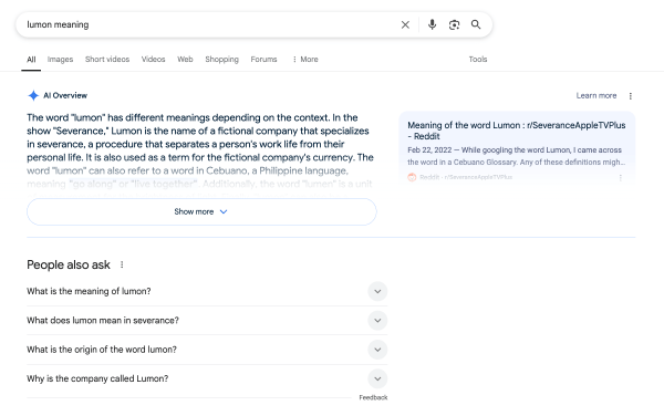 «Обзор от ИИ» в Google: что это, как работает и почему сайты теряют трафик
 
«Обзор от ИИ» в Google: что это, как работает и почему сайты теряют трафик