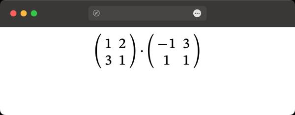 Как отобразить матрицы на веб-странице?