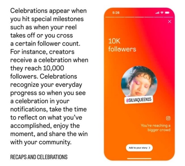 
Instagram* добавил новые функции для авторов — «Обзор за месяц» и «Поздравления»
