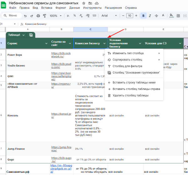 &laquo;Google Таблицы&raquo;: подробное руководство по работе с инструментом