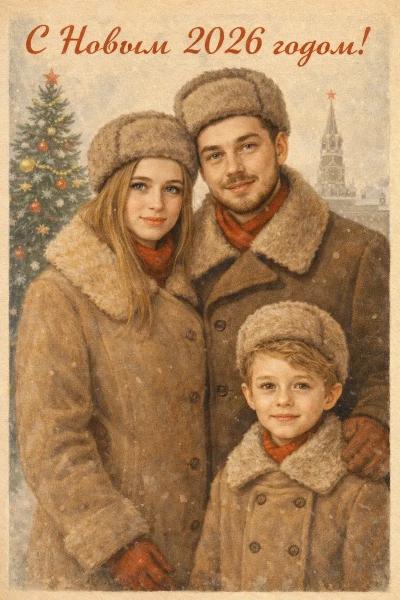 
Нейросети и промты для создания новогодних открыток
