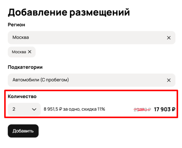 Сколько стоит реклама на Авито