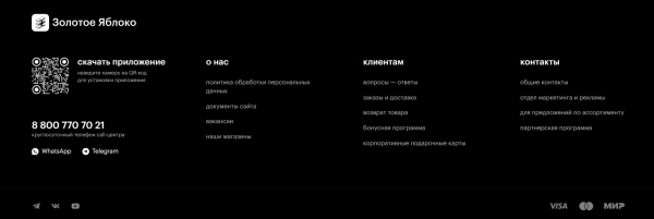 Что такое футер сайта и что в нем должно быть