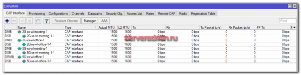 Бесшовный wifi роуминг с помощью capsman в Микротик