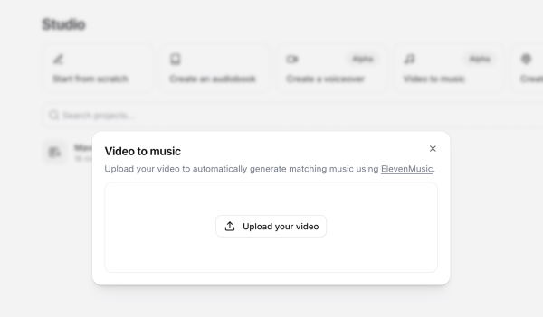 ElevenLabs запустил генерацию музыки для видео
 
ElevenLabs запустил генерацию музыки для видео