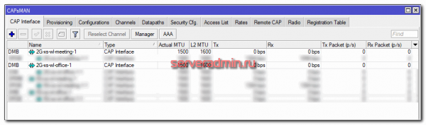 Бесшовный wifi роуминг с помощью capsman в Микротик