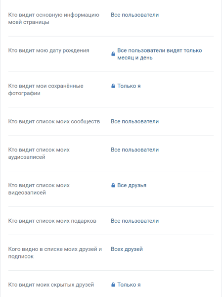 Как сделать ВК приватным: общие и дополнительные настройки