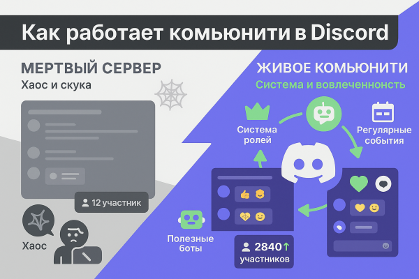 Discord для маркетолога: полный гайд по созданию и модерации комьюнити, которое не умрет через месяц						 
Discord для маркетолога: полный гайд по созданию и модерации комьюнити, которое не умрет через месяц